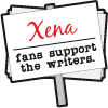 Xena fans support the writers